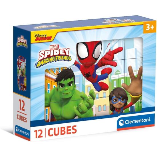 Puzzle en Cubos Clementoni Spidey de 12 Cubos