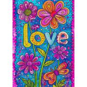 Puzzle Enjoy Amor Floral de 1000 Piezas