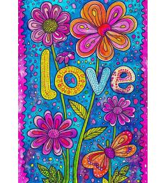 Puzzle Enjoy Amor Floral de 1000 Piezas