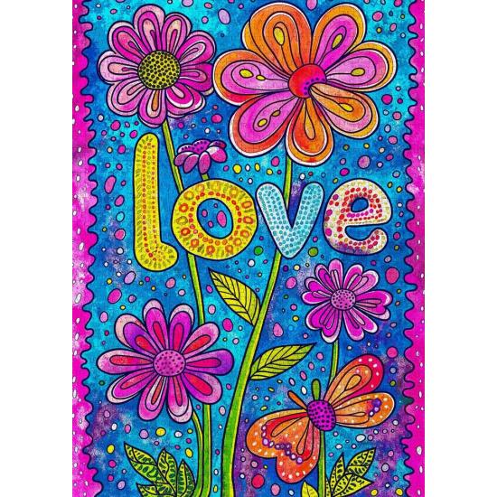 Puzzle Enjoy Amor Floral de 1000 Piezas