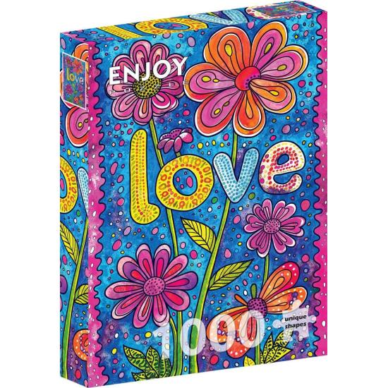 Puzzle Enjoy Amor Floral de 1000 Piezas