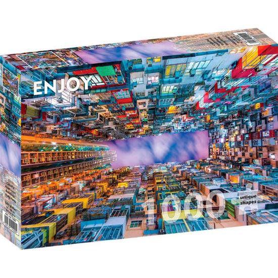 Puzzle Enjoy Apartamentos de Hong Kong de 1000 Pzs Puzzle Enjoy Apartamentos de Hong Kong de 1000 Pzs