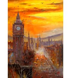 Puzzle Enjoy Atardecer en Londres de 1000 Piezas