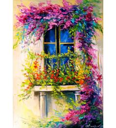 Puzzle Enjoy Balcon Florido de 1000 Piezas