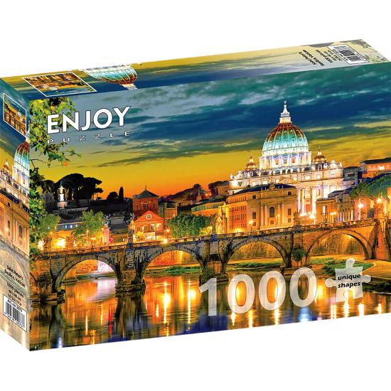Puzzle Enjoy Basílica de San Pedro Vaticano de 1000 Piezas