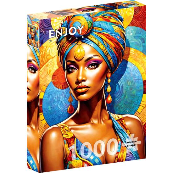 Puzzle Enjoy Belleza Africana de 1000 Piezas Puzzle Enjoy Belleza Africana de 1000 Piezas