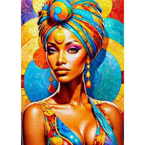 Puzzle Enjoy Belleza Africana de 1000 Piezas Puzzle Enjoy Belleza Africana de 1000 Piezas