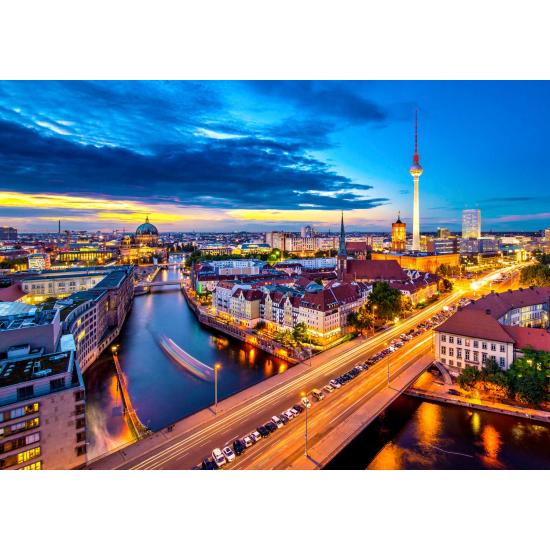 Puzzle Enjoy Berlín de Noche de 1000 Piezas Puzzle Enjoy Berlín de Noche de 1000 Piezas