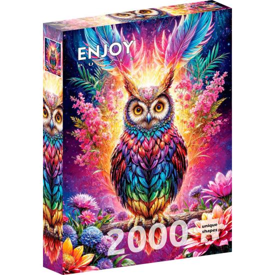 Puzzle Enjoy Búho De Neón de 2000 Piezas Puzzle Enjoy Búho De Neón de 2000 Piezas