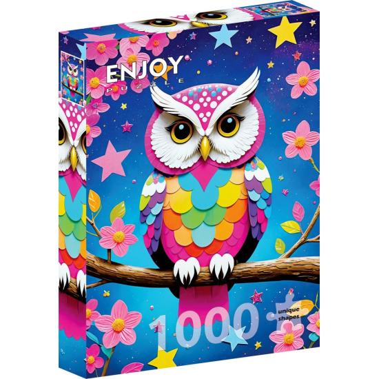 Puzzle Enjoy Búho Estrellado de 1000 Piezas