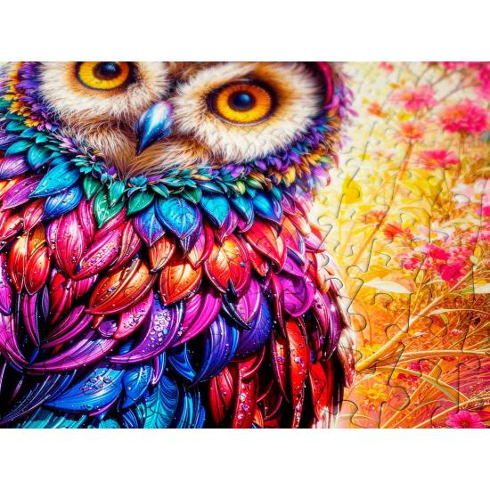 Puzzle Enjoy Búho De Neón de 1000 Piezas