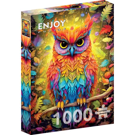 Puzzle Enjoy Búho Otoñal de 1000 Piezas