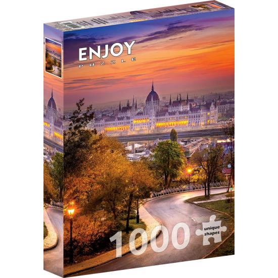 Puzzle Enjoy Buda, el Parlamento Húngaro de 1000 Piezas Puzzle Enjoy Buda, el Parlamento Húngaro de 1000 Piezas
