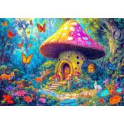 Puzzle Enjoy Cabaña De Setas de 1000 Piezas