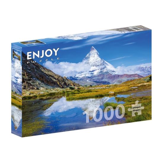 Puzzle Enjoy Reflejo Del Pico Matterhorn de 1000 Piezas