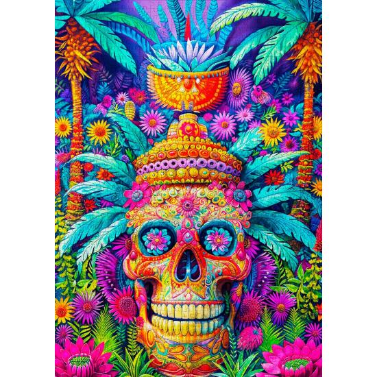 Puzzle Enjoy Calavera de la Jungla de 1000 Piezas
