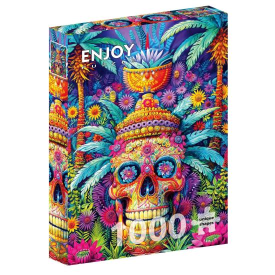 Puzzle Enjoy Calavera de la Jungla de 1000 Piezas