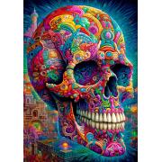 Puzzle Enjoy Calavera Peculiar de 1000 Piezas