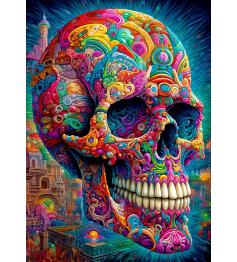 Puzzle Enjoy Calavera Peculiar de 1000 Piezas