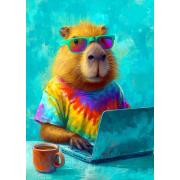 Puzzle Enjoy Capibara Genial de 1000 Piezas