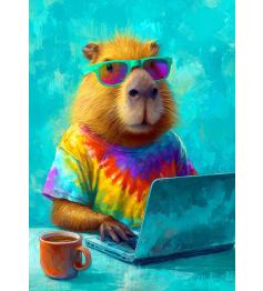Puzzle Enjoy Capibara Genial de 1000 Piezas