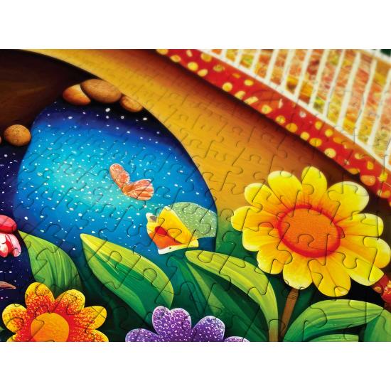 Puzzle Enjoy Casa De Colores de 1000 Piezas