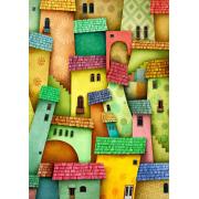 Puzzle Enjoy Casas Alegres de 1000 Piezas