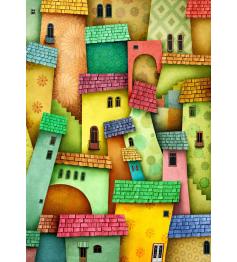 Puzzle Enjoy Casas Alegres de 1000 Piezas
