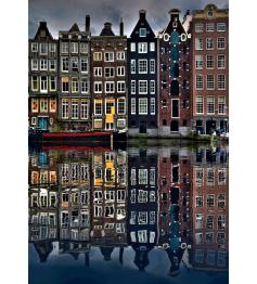 Puzzle Enjoy Casas en Ámsterdam de 1000 Piezas