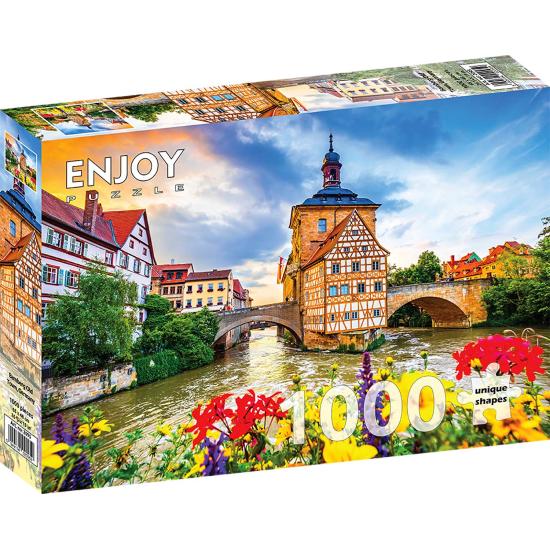Puzzle Enjoy Casco Antiguo de Bamberg, Alemania de 1000 Piezas Puzzle Enjoy Casco Antiguo de Bamberg, Alemania de 1000 Piezas
