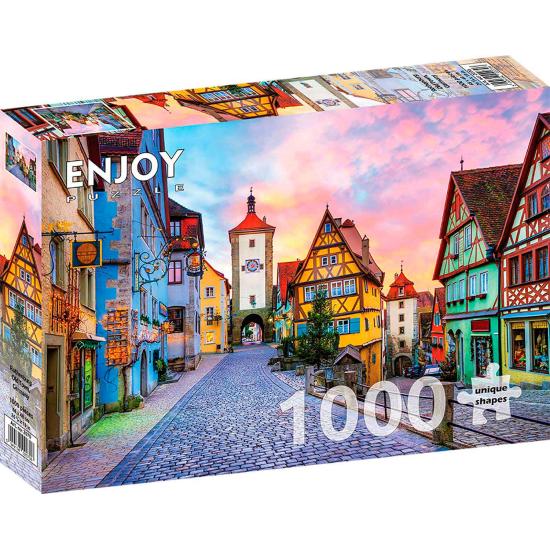 Puzzle Enjoy Casco Antiguo de Rotemburgo Alemania de 1000 Piezas