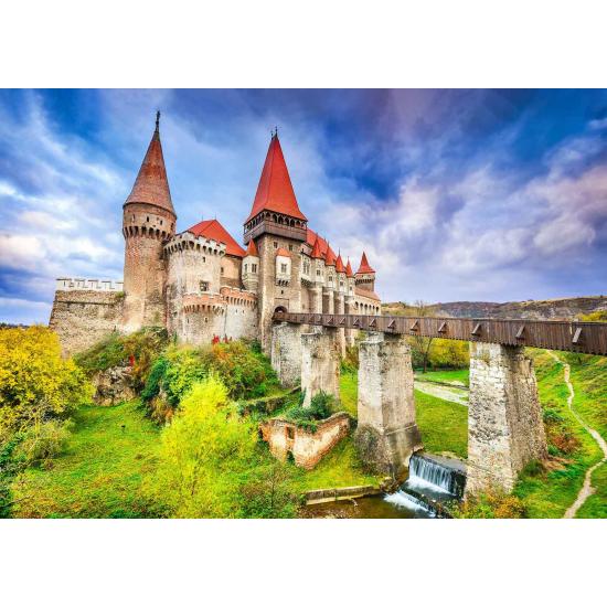 Puzzle Enjoy Castillo de Corvin en Hunedoara, Rumanía de 1000 P Puzzle Enjoy Castillo de Corvin en Hunedoara, Rumanía de 1000 P