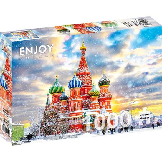 Puzzle Enjoy Catedral de San Basilio, Moscú de 1000 Piezas Puzzle Enjoy Catedral de San Basilio, Moscú de 1000 Piezas