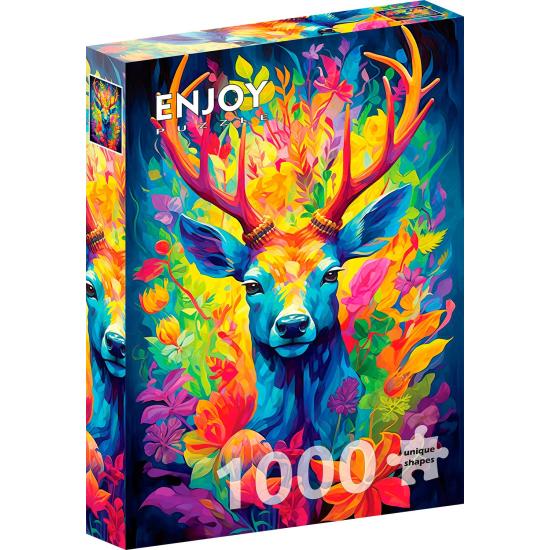 Puzzle Enjoy Ciervo Coronado de 1000 Piezas