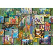 Puzzle Enjoy Collage del Bosque de 1000 Piezas