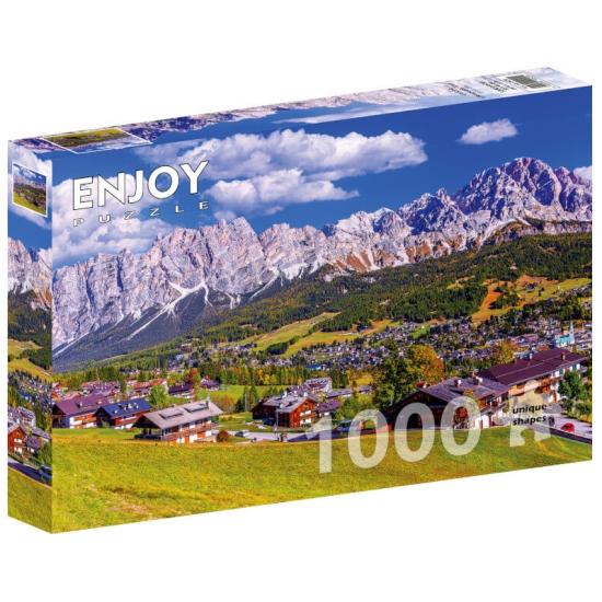Puzzle Enjoy Cortina D'Ampezzo, Italia de 1000 Piezas