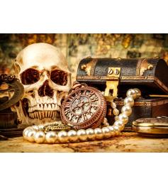 Puzzle Enjoy El Escritorio del Capitán Pirata de 1000 Pzs