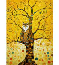 Puzzle Enjoy El Gato De Klimt En El Árbol De La Vida de 1000 Pzs