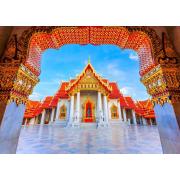 Puzzle Enjoy El Templo De Mármol, Bangkok de 1000 Piezas
