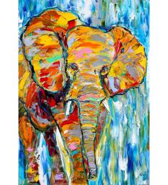 Puzzle Enjoy Elefante Colorido de 1000 Piezas