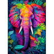 Puzzle Enjoy Elefante Disfrazado de 1000 Piezas