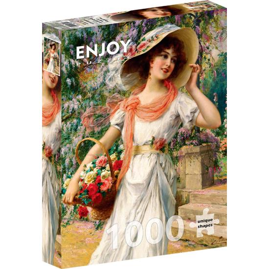 Puzzle Enjoy El Jardín de Flores de 1000 Piezas Puzzle Enjoy El Jardín de Flores de 1000 Piezas
