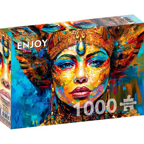 Puzzle Enjoy Emperatriz De Colores de 1000 Piezas