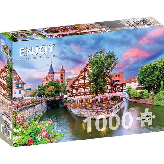 Puzzle Enjoy Esslingen am Neckar, Alemania de 1000 Piezas Puzzle Enjoy Esslingen am Neckar, Alemania de 1000 Piezas