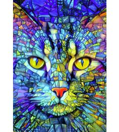 Puzzle Enjoy Fiona, La Gata De Vidrieras de 1000 Piezas