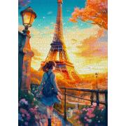 Puzzle Enjoy Ganas De Viajar Por París de 1000 Piezas