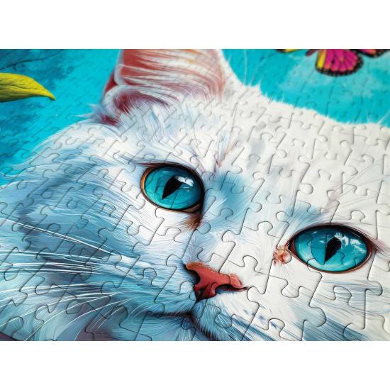 Puzzle Enjoy Gato Blanco de 1000 Piezas
