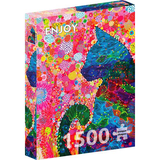 Puzzle Enjoy Gato Errante de 1500 Piezas Puzzle Enjoy Gato Errante de 1500 Piezas