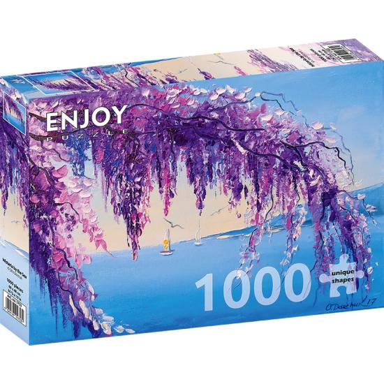 Puzzle Enjoy Glicina Junto al Mar de 1000 Piezas Puzzle Enjoy Glicina Junto al Mar de 1000 Piezas