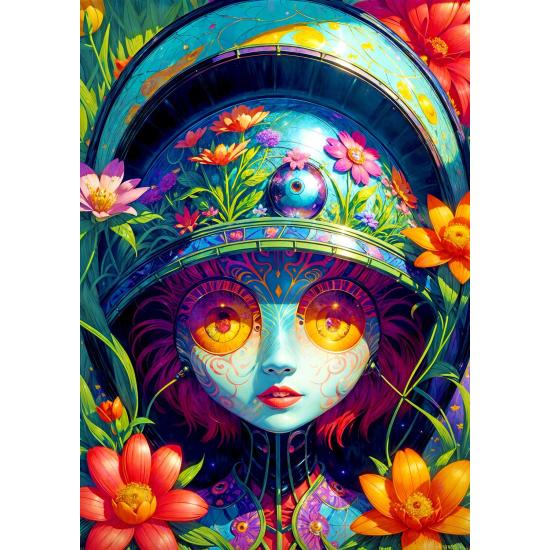 Puzzle Enjoy Guerrero Floral de 1000 Piezas Puzzle Enjoy Guerrero Floral de 1000 Piezas